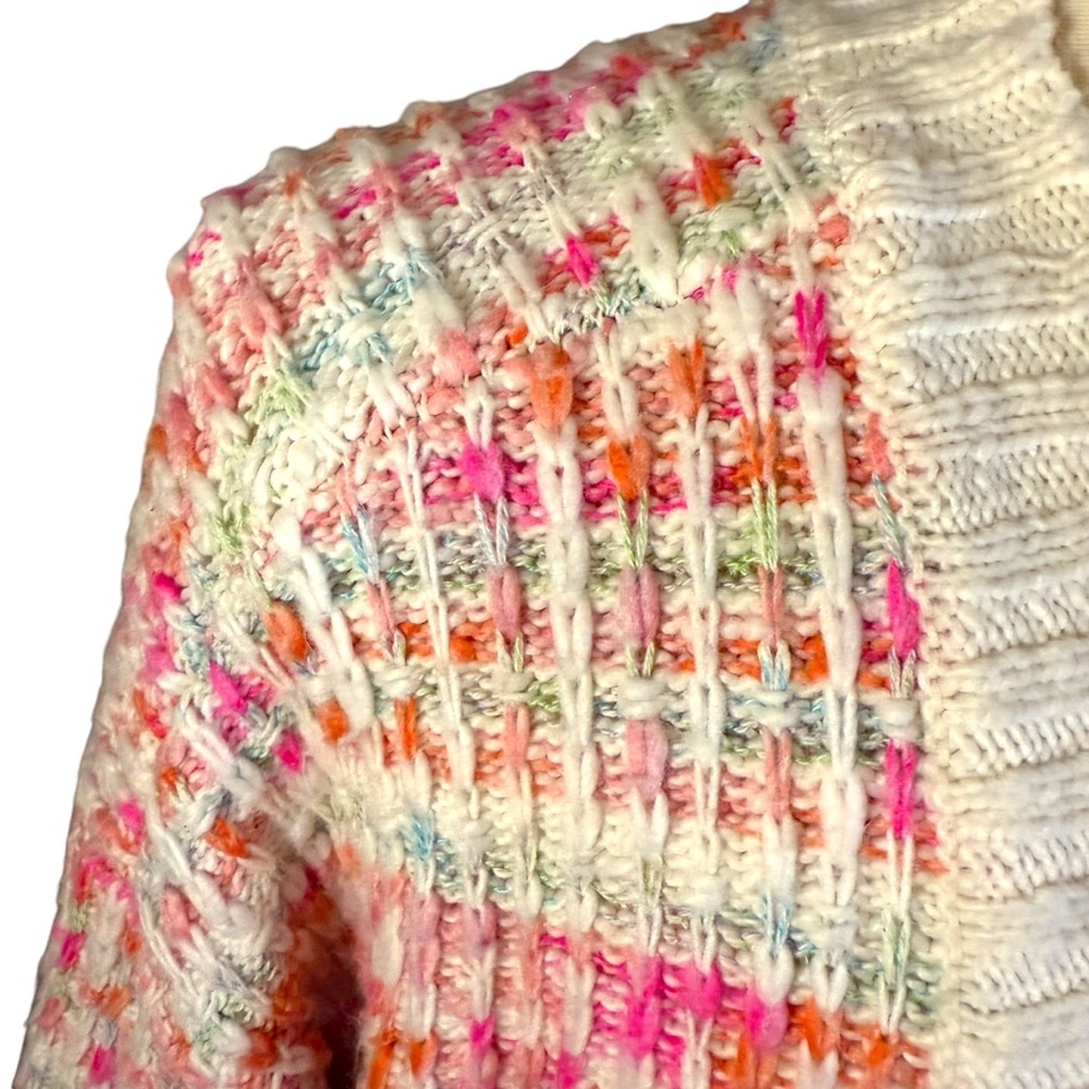 Torrid Drop Shoulder Multi Colored Cardigan- Size 3 - Picture 8 of 10